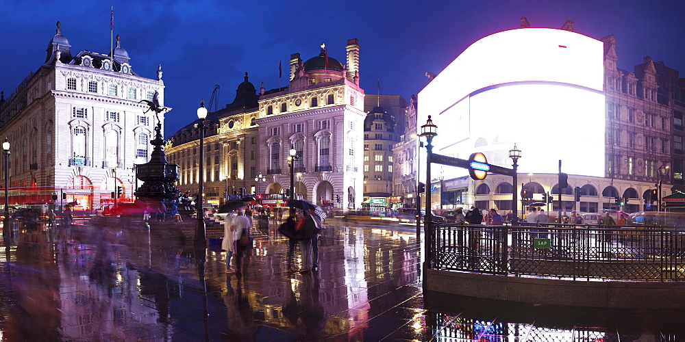 Statue of Eros, Piccadilly Circus, London, England, United Kingdom, Europe