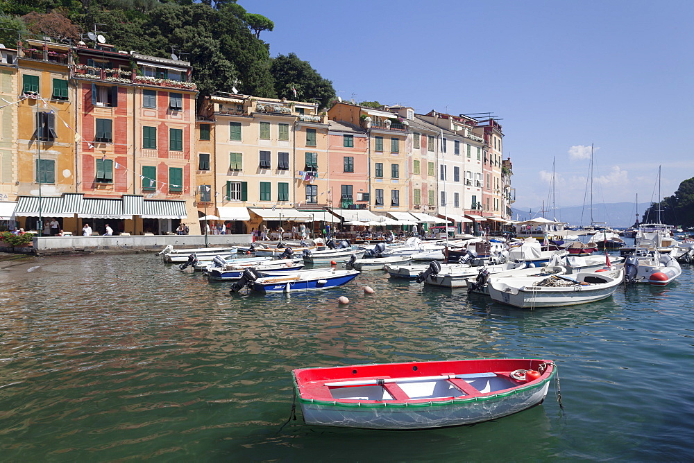 Harbour of Portofino, Riviera di Levante, Province of Genoa, Liguria, Italy, Europe