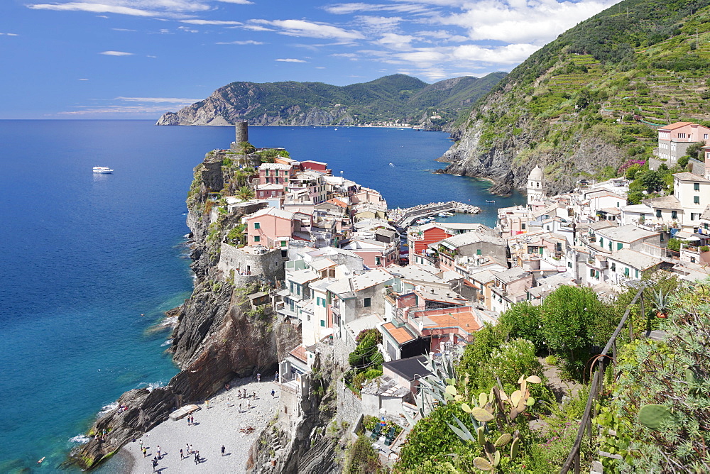 Vernazza, Cinque Terre, UNESCO World Heritage Site, Rivera di Levante, Provinz La Spazia, Liguria, Italy, Europe