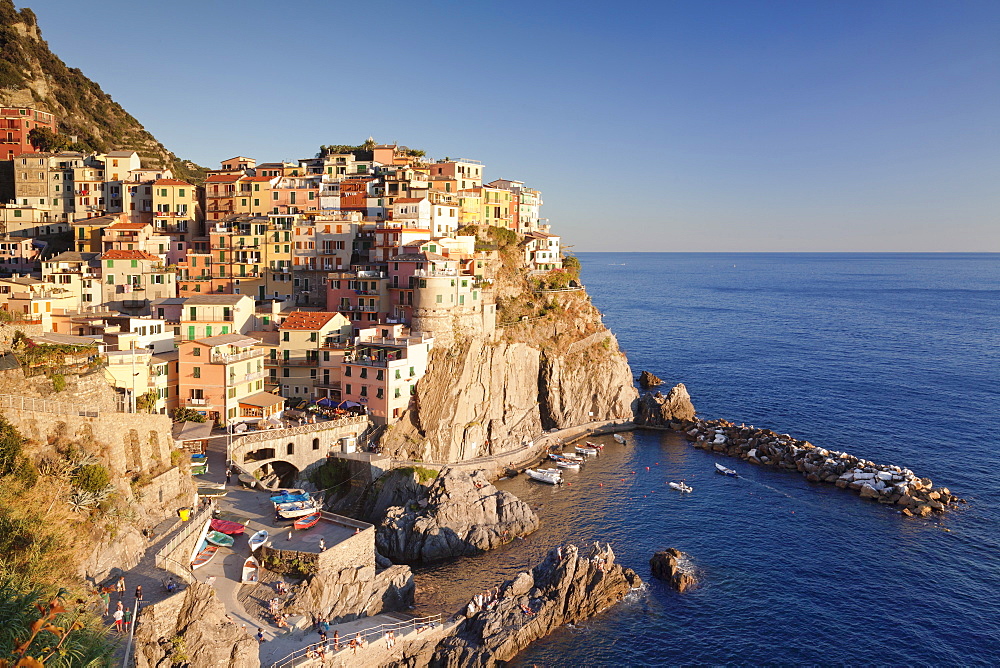 Manarola, Cinque Terre, UNESCO World Heritage Site, Rivera di Levante, Provinz La Spezia, Liguria, Italy, Europe