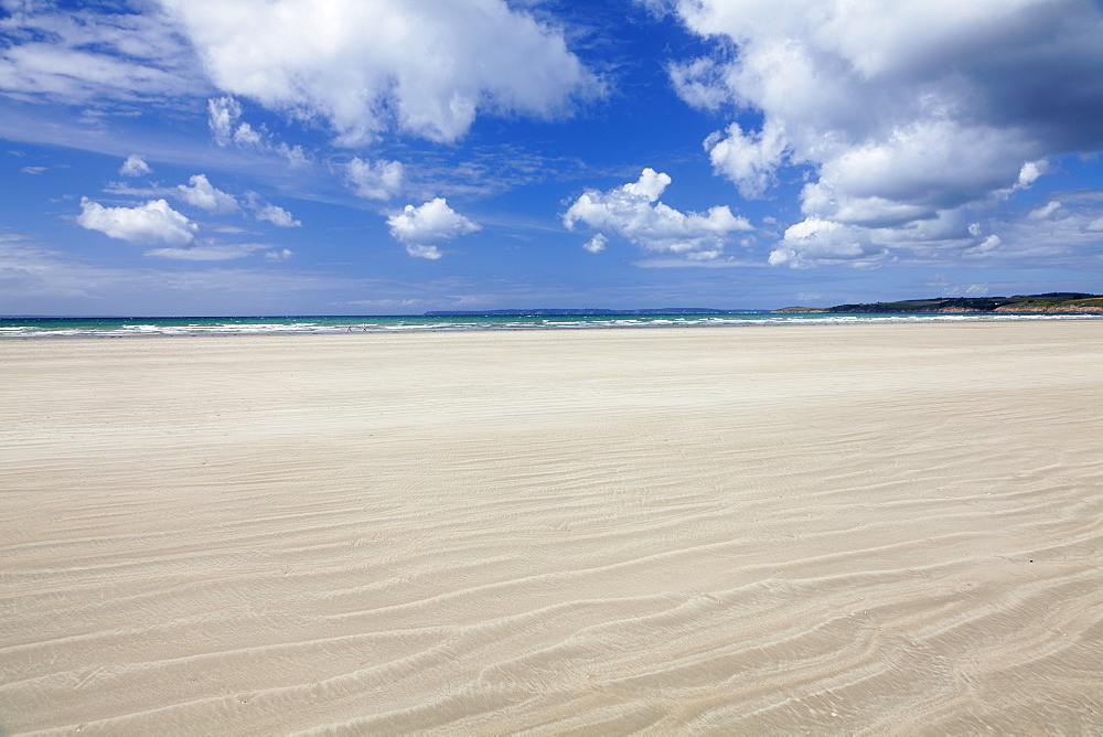 Sand beach, Pentrez Plage, Finistere, Brittany, France, Europe