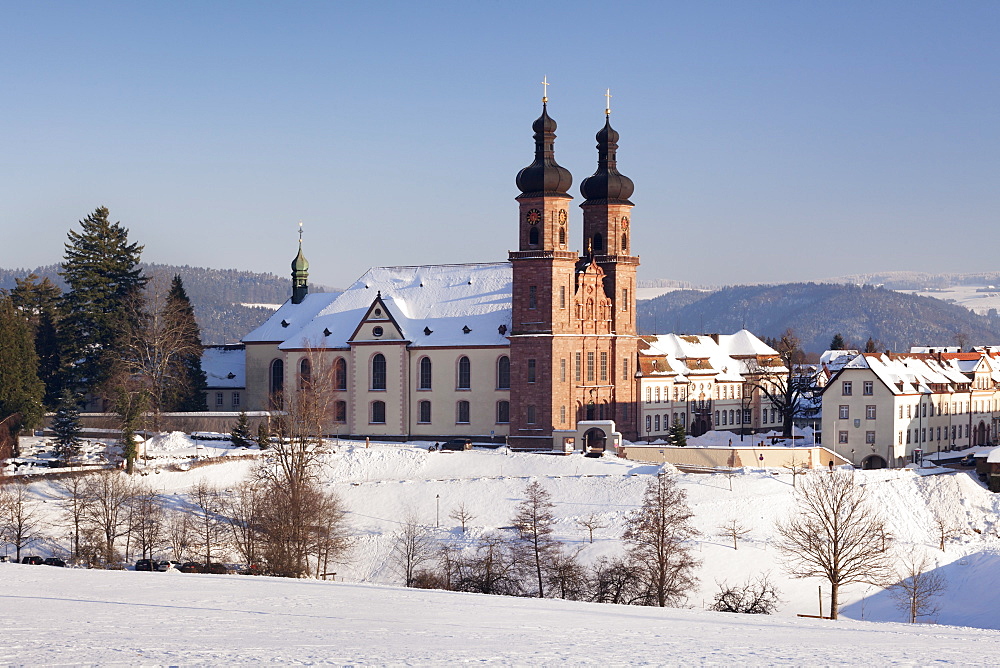 Abbey of St. Peter (Sankt Peter), Glottertal Valley, Black Forest, Baden-Wuerttemberg, Germany, Europe