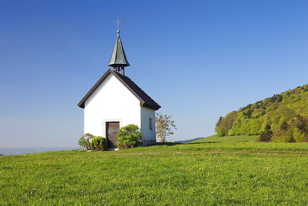 Kapelle Saalenberg chapel, Soelden, Markgraefler Land, Black Forest, Baden- Wurttemberg, Germany, Europe 