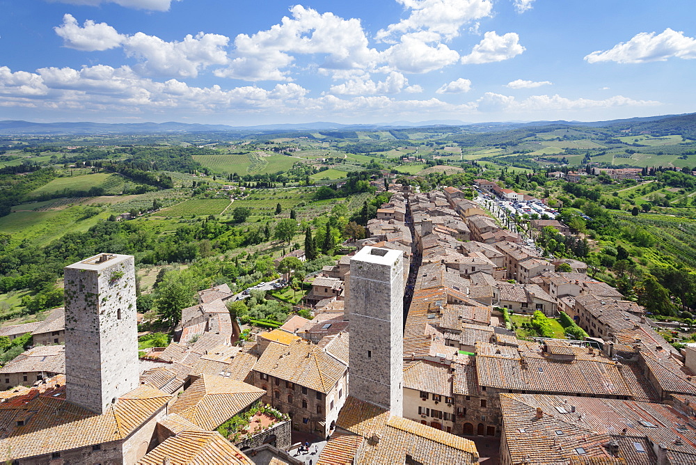 San Gimignano, UNESCO World Heritage Site, Siena Province, Tuscany, Italy, Europe