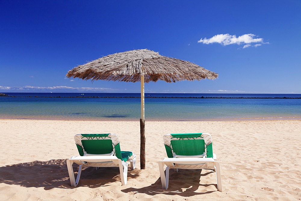 Playa de las Teresitas Beach, San Andres, Tenerife, Canary Islands, Spain, Atlantic, Europe