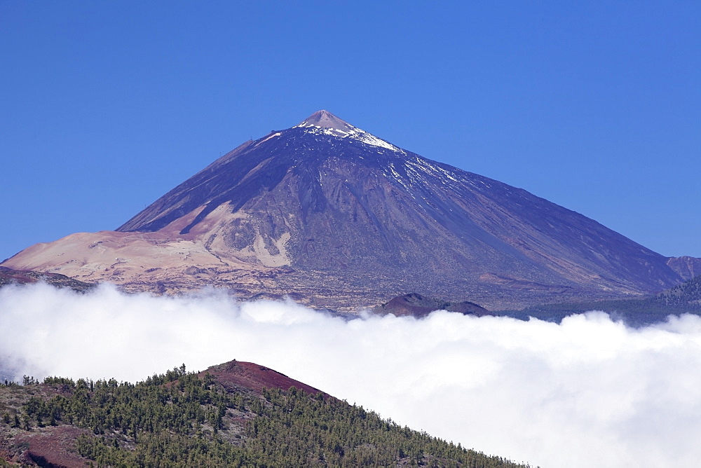 Pico del Teide, National Park Teide, UNESCO World Heritage Natural Site, Tenerife, Canary Islands, Spain, Europe