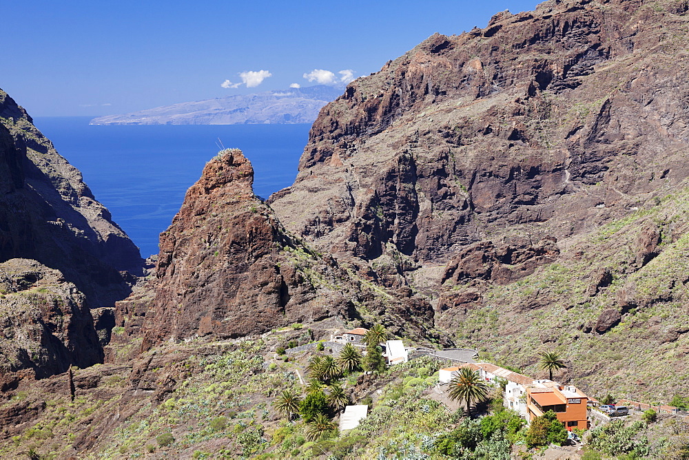 Mountain village Masca, Teno Mountains, Tenerife, Canary Islands, Spain, Europe