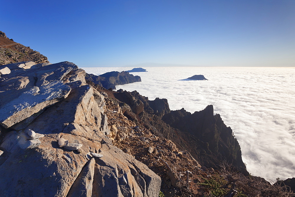 Caldera de Taburiente, Parque Nacional de la Caldera de Taburiente, UNESCO Biosphere Reserve, La Palma, Canary Islands, Spain, Europe