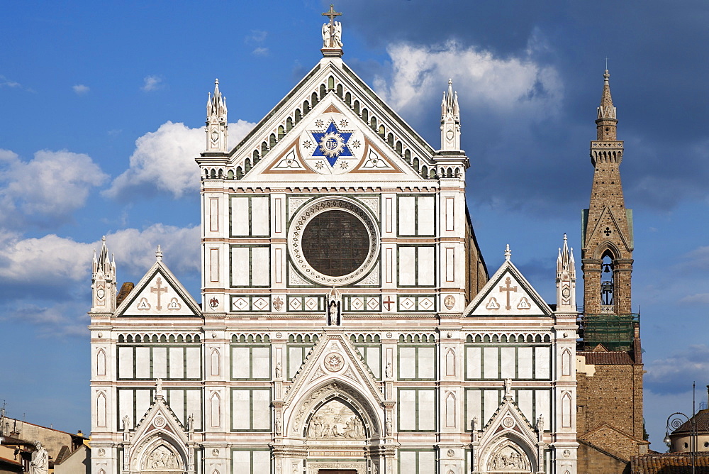 Santa Croce church, Florence, UNESCO World Heritage Site, Tuscany, Italy, Europe