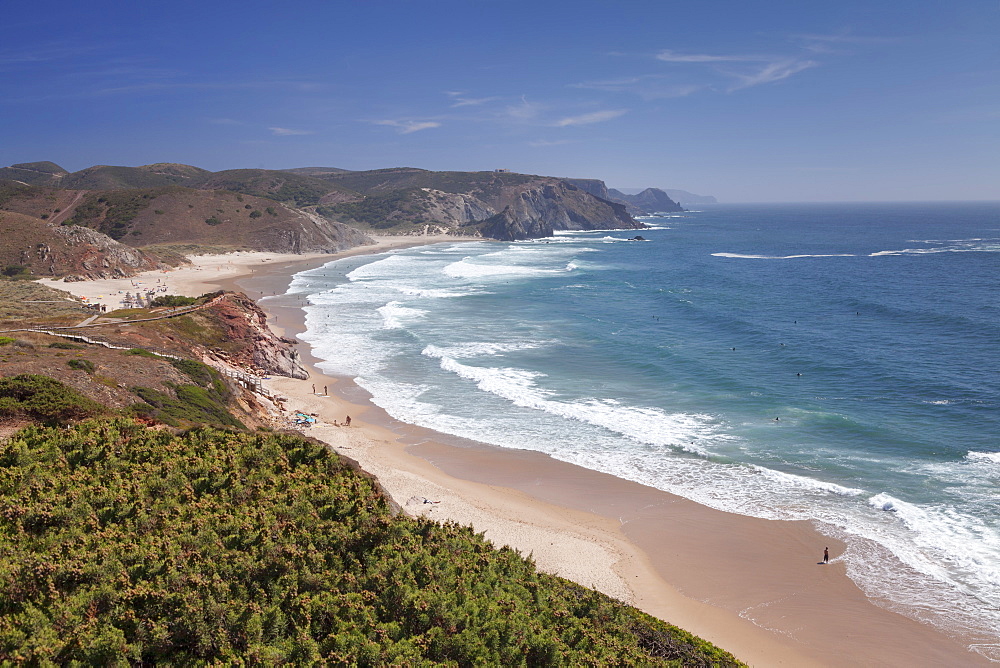 Praia do Amado beach, Carrapateira, Costa Vicentina, west coast, Algarve, Portugal, Europe