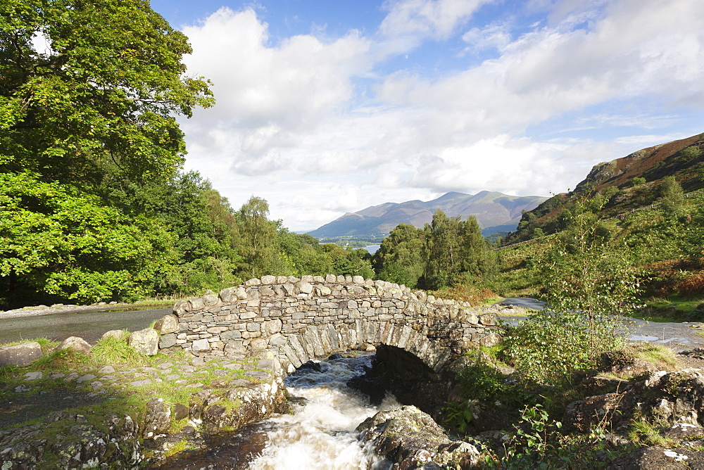 Ashness Bridge, Lake District National Park, Cumbria, England, United Kingdom, Europe