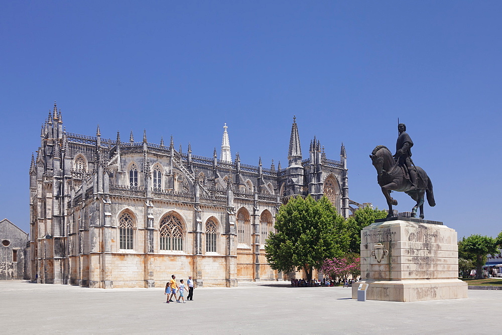 Mosteiro da Santa Maria da Vitoria (Monastery of St. Mary of the Victory), UNESCO World Heritage Site, Batalha, Leiria, Portugal, Europe