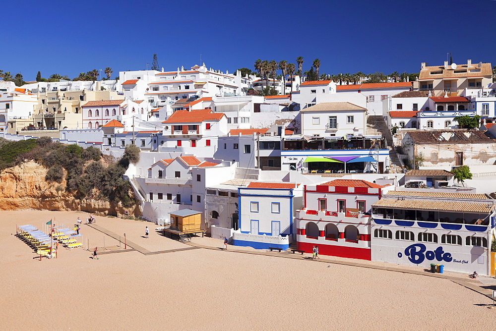 Praia da Carvoeiro beach, Carvoeiro, Algarve, Portugal, Europe