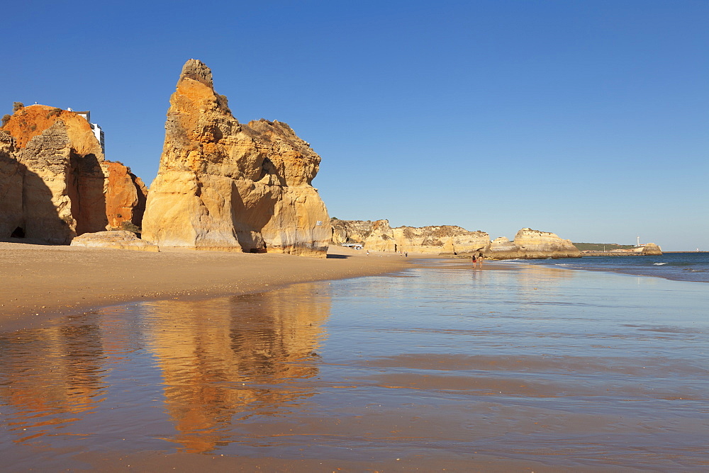 Praia da Rocha beach, Atlantic Ocean, Portimao, Algarve, Portugal, Europe