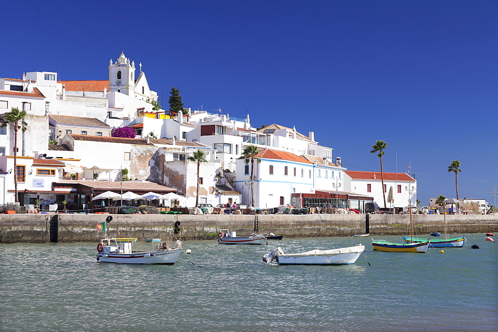 Ferragudo fishing village, near Portimao, Algarve, Portugal, Europe