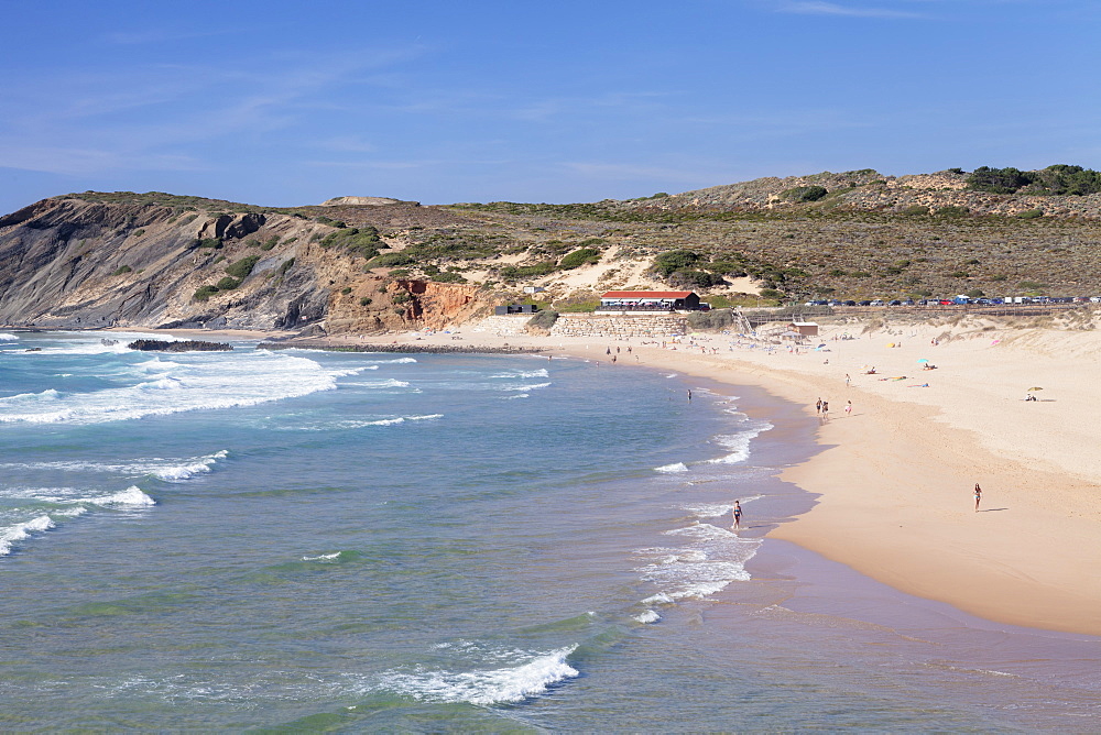 Praia da Amoreira Beach, Atlantic Ocean, Aljezur, Costa Vicentina, Algarve, Portugal, Europe