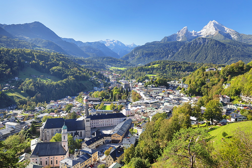 Mountainous landscape of Berchtesgaden in Germany, Europe