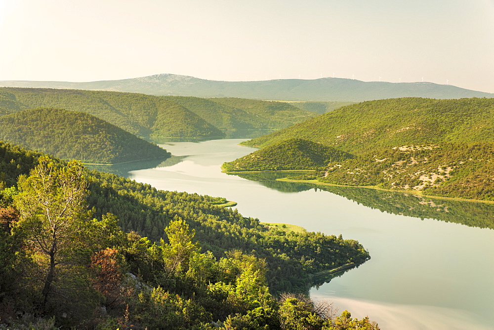 Krka River, Krka National Park, Dalmatia, Croatia, Europe