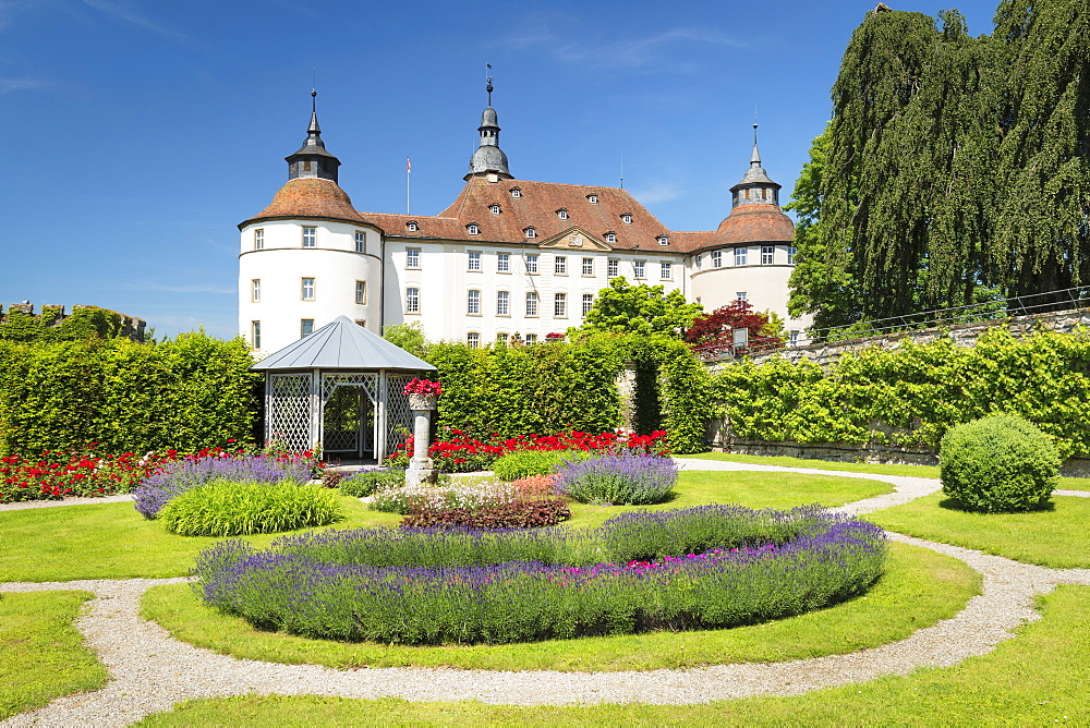 Schloss Langenburg Castle, Langenburg, Hohenlohe, Baden-Wurttemberg, Germany, Europe