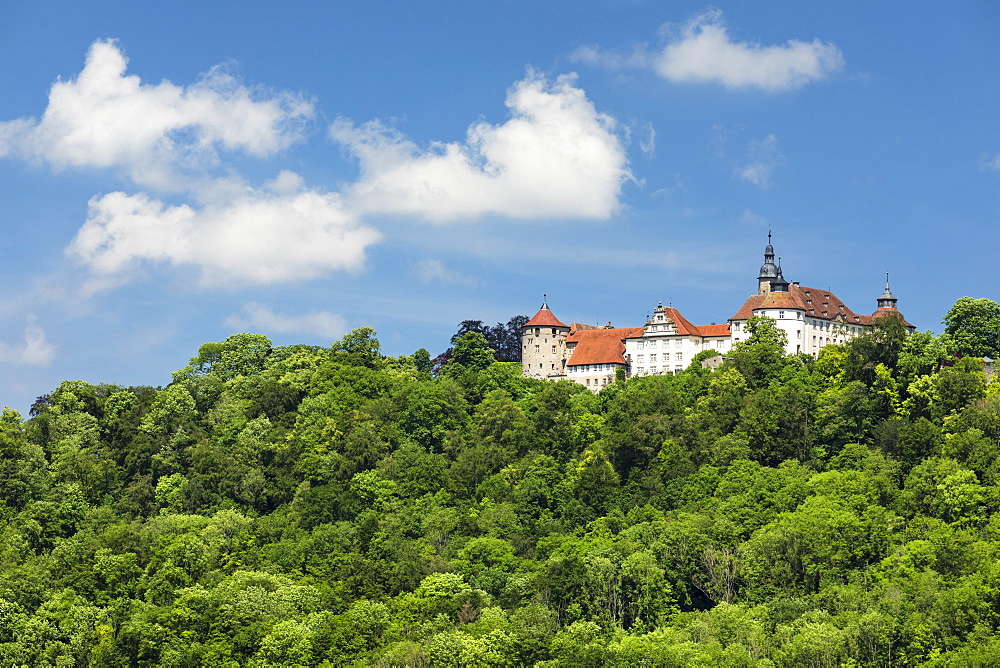 Schloss Langenburg Castle, Langenburg, Hohenlohe, Baden-Wurttemberg, Germany, Europe