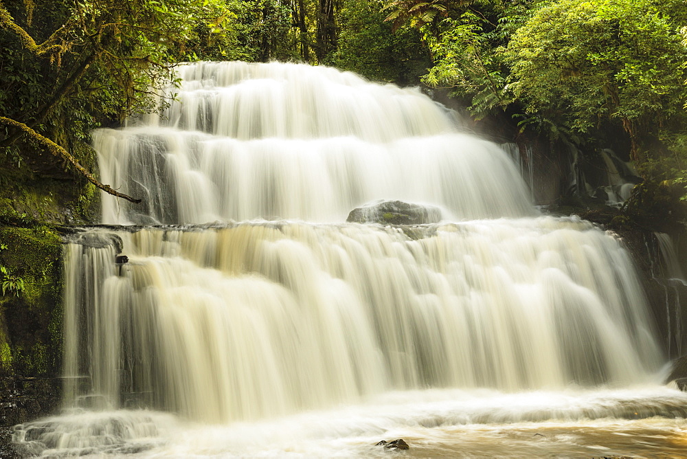 Parakaunui Falls, Catlins, Otago, South Island, New Zealand, Pacific