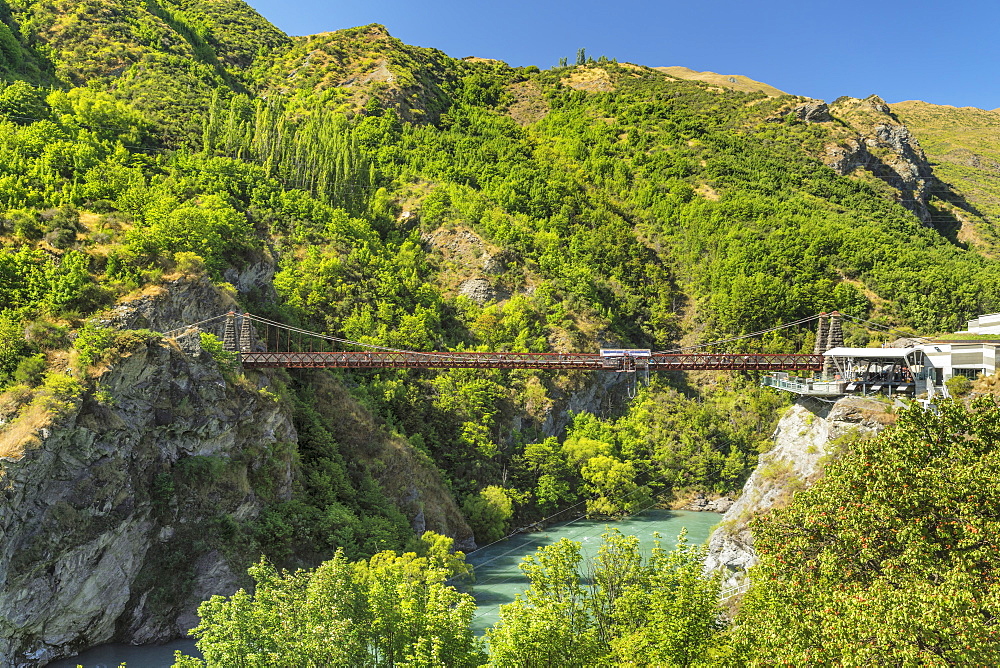 Kawarau Bridge, Kawarau River Gorge, Queenstown, Otago, South Island, New Zealand, Pacific