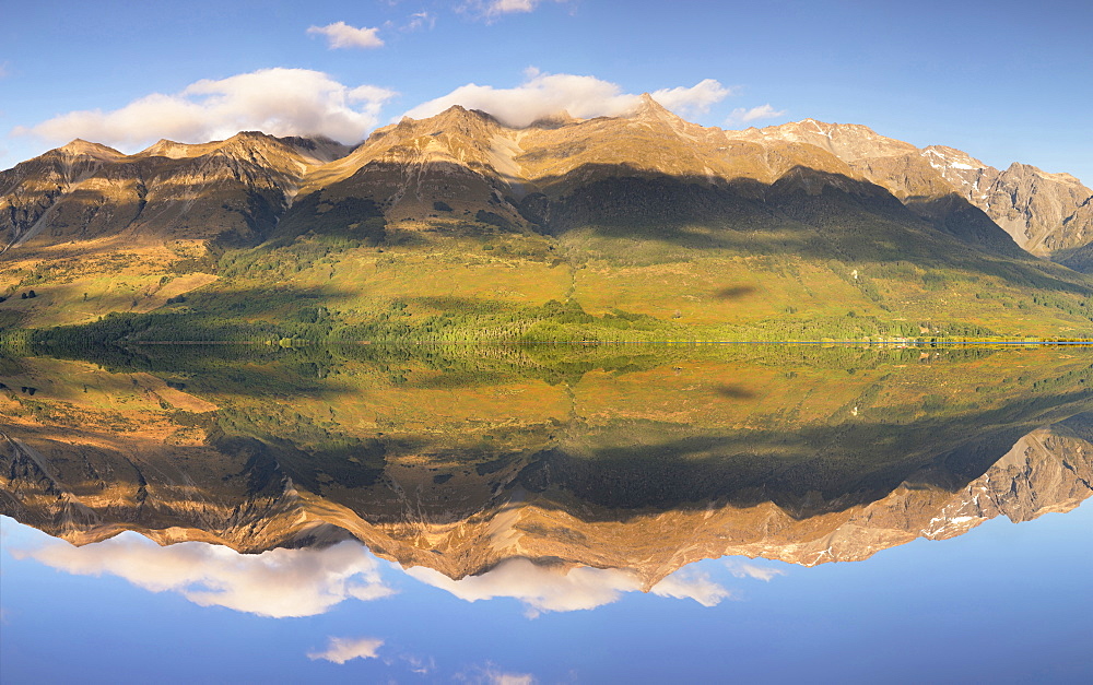 Glenorchy Lagoon at sunrise, Glenorchy, Otago, South Island, New Zealand, Pacific