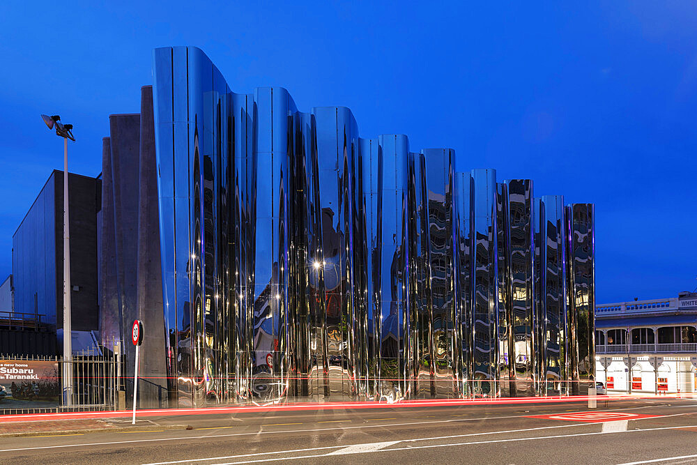 Len Lye Centre, Govett-Brewster-Art Gallery, New Plymouth, Taranaki, North Island, New Zealand, Pacific