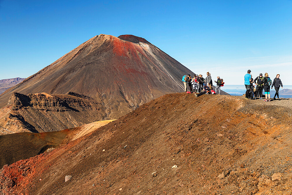 Mount Ngauruhoe, Tongariro Alpine Crossing, Tongariro National Park, UNESCO World Heritage Site, North Island, New Zealand, Pacific