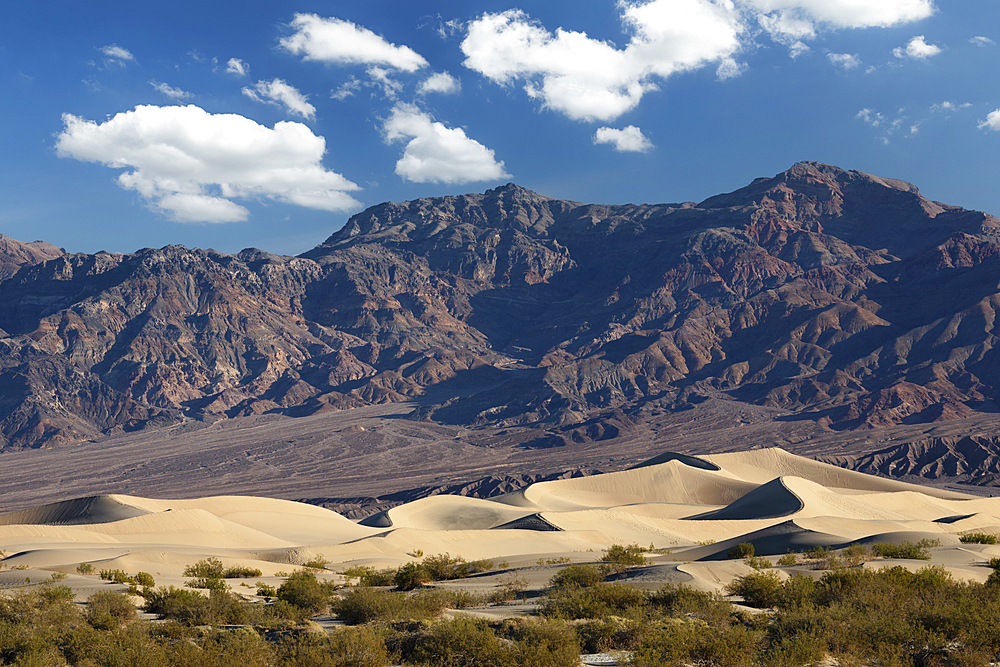 Mesquite Flat Sand Dunes at sunsrise, Death Valley National Park, California, United States of America, North America