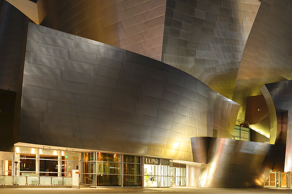 Walt Disney Concert Hall, Architect Frank Gehry, Los Angeles, California, United States of America, North America