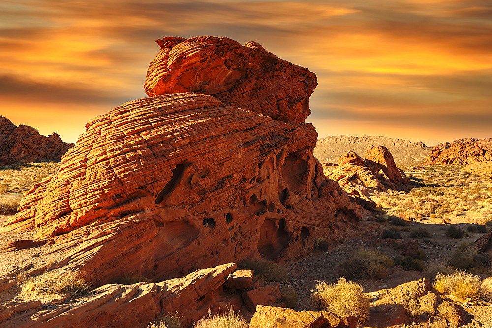 Beehives, Valley of Fire State Park, Nevada, United States of America, North America