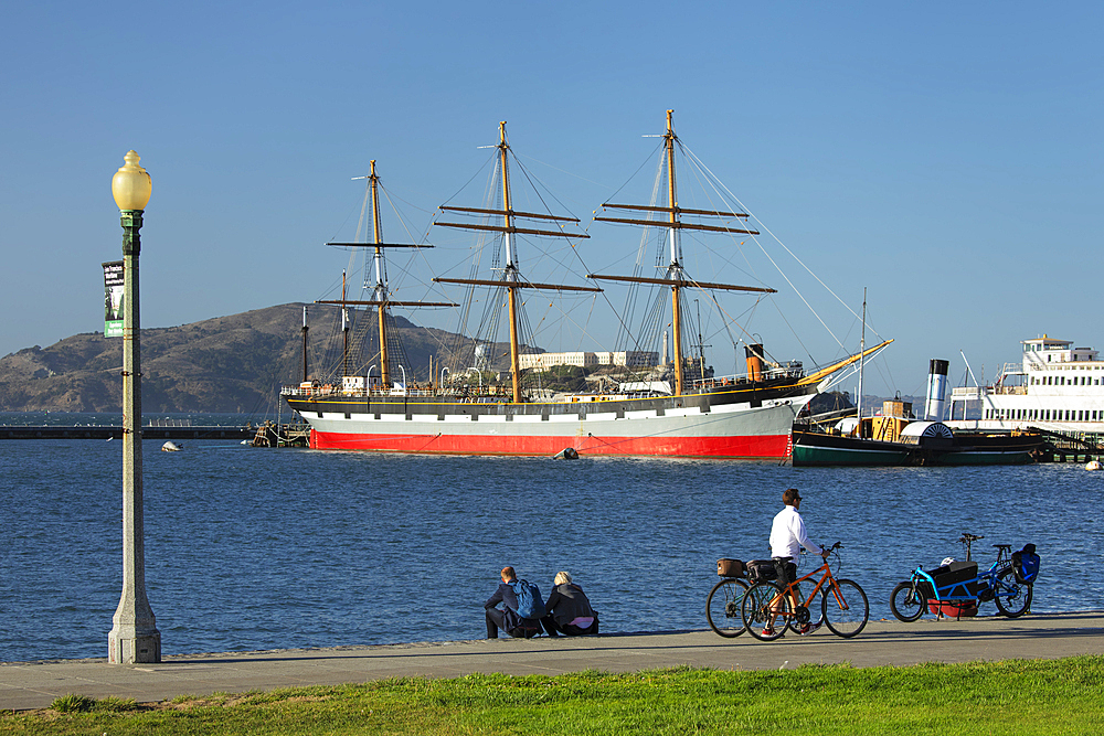 Museum vessel Balclutha, San Francisco Maritime National Historical Park, California, United States of America, North America