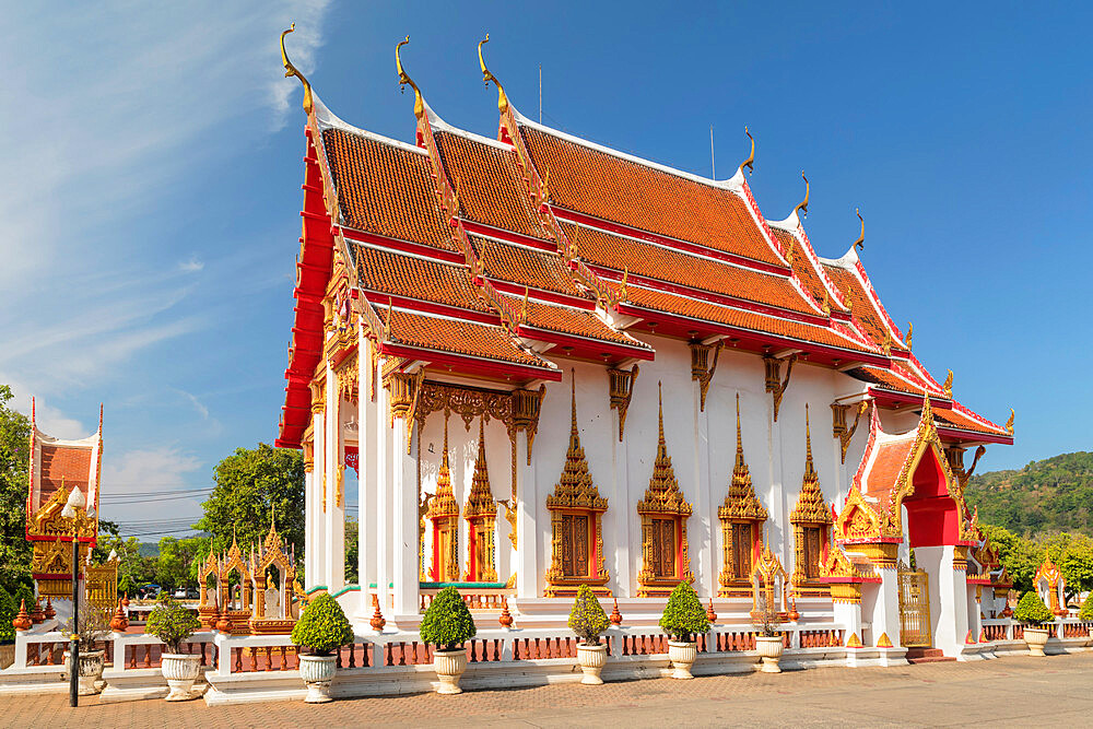 Wat Chalong temple, Phuket, Thailand, Southeast Asia, Asia