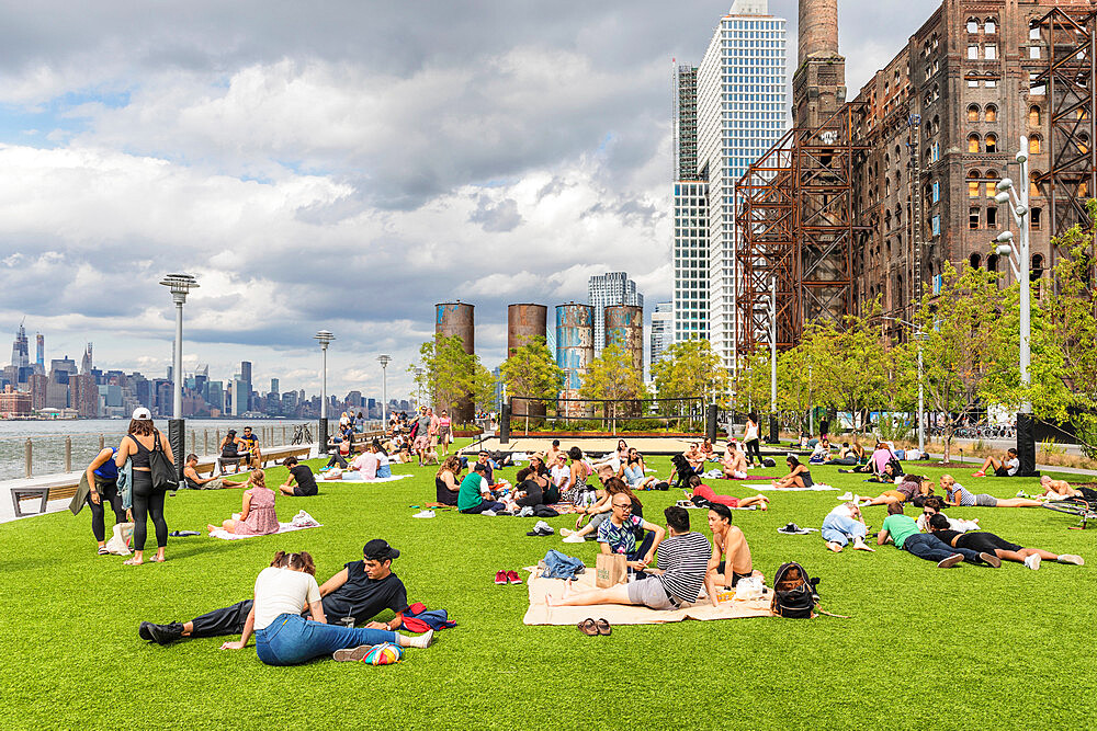 Domino Park, Williamsburg, Brooklyn, New York City, United States of America, North America