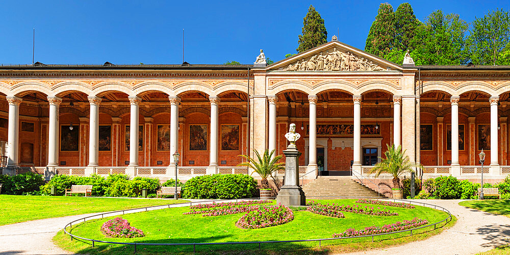 Trinkhalle (pump room), Baden-Baden, Black Forest, Baden-Wurttemberg, Germany, Europe