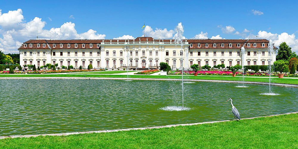 Residenzschloss castle, Ludwigsburg, Baden-Wurttemberg, Germany, Europe