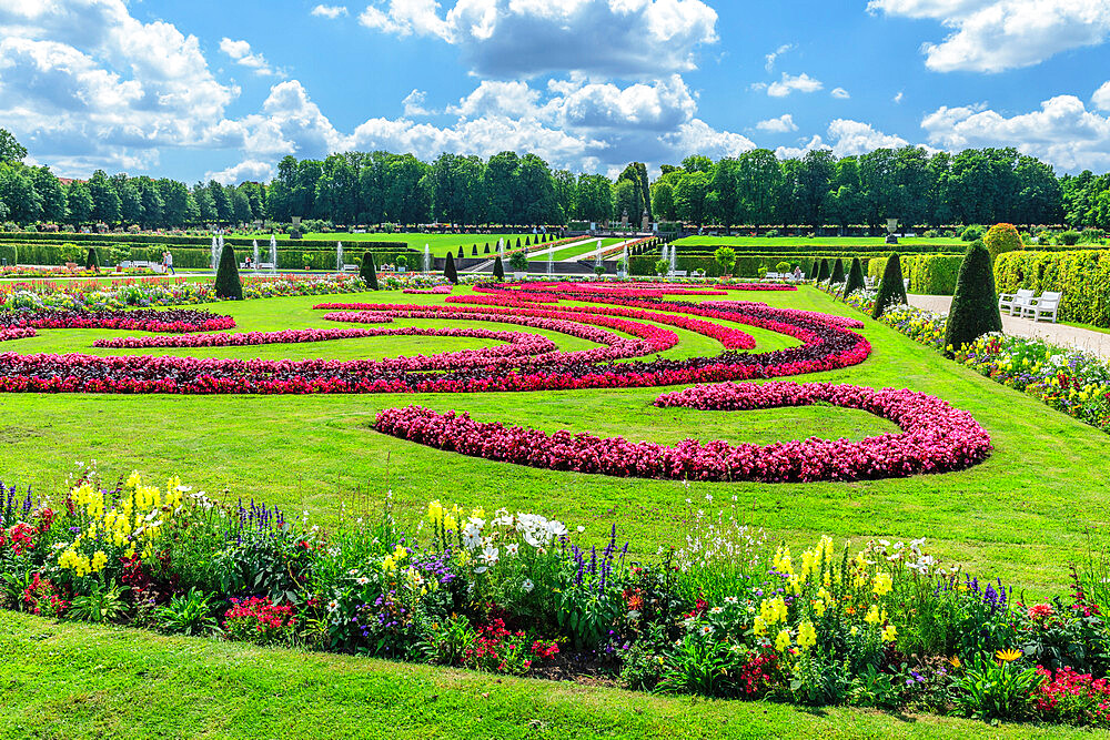 Castle grounds, Ludwigsburg, Baden-Wurttemberg, Germany, Europe