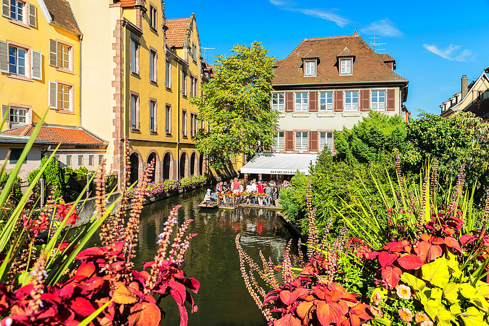 Petite Venise district, Lauch River, Colmar, Alsace, Haut-Rhin, France, Europe