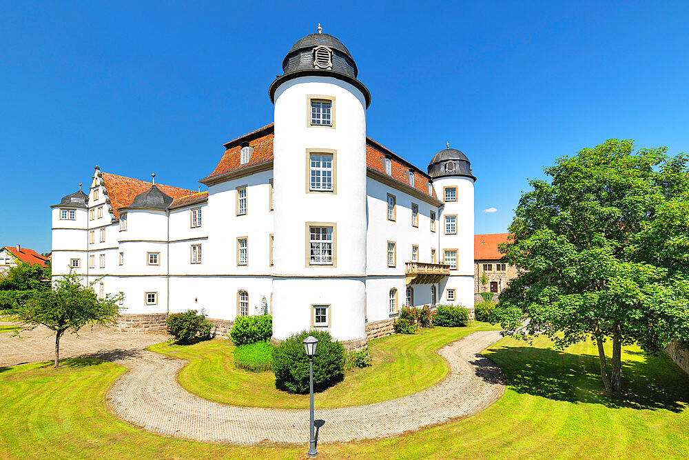 Renaissance Castle Pfedelbach, Hohenlohe, Baden-Wurttemberg, Germany, Europe