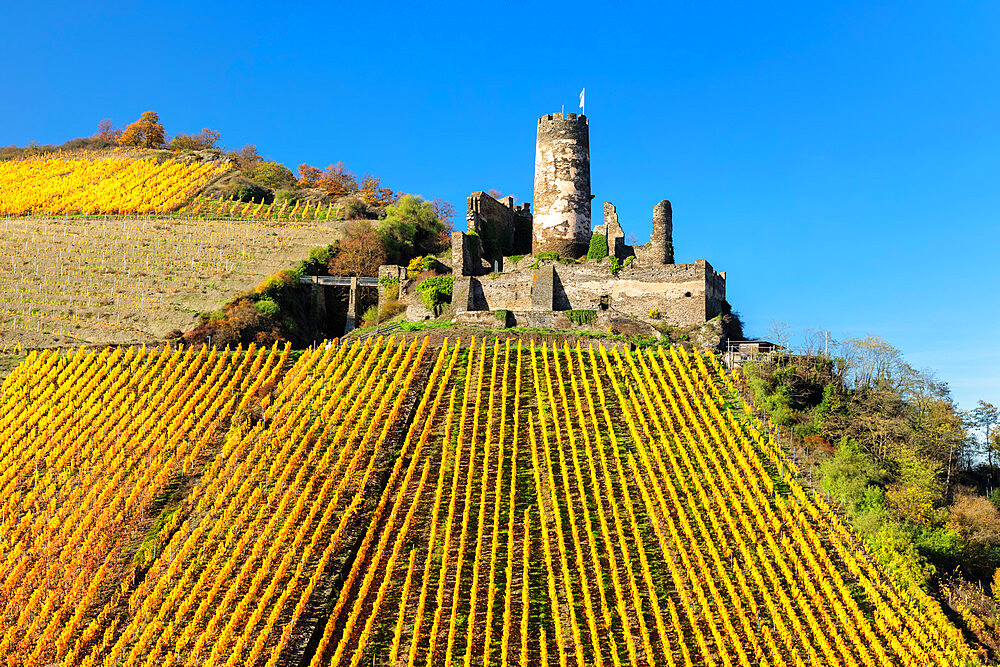 Furstenberg Castle, Oberdiebach, Rhine Valley, Rhineland-Palatinate, Germany, Europe