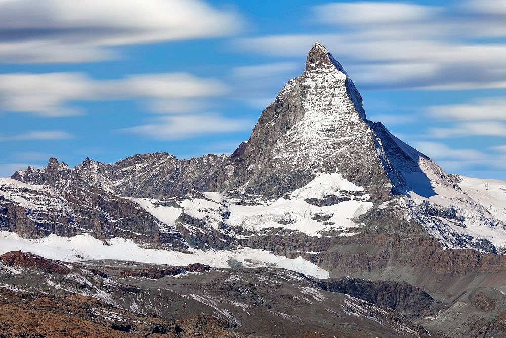 Matterhorn (4478m), Zermatt, Valais, Swiss Alps, Switzerland