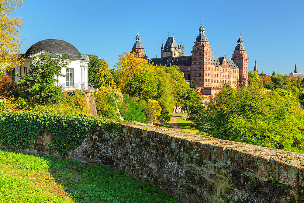 Johannisburg Castle, Aschaffenburg, Lower Franconia, Bavaria, Germany, Europe