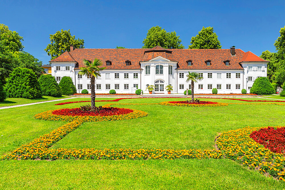 Court Garden with Orangery, Kempten, Allgau, Swabia, Bavaria, Germany, Europe