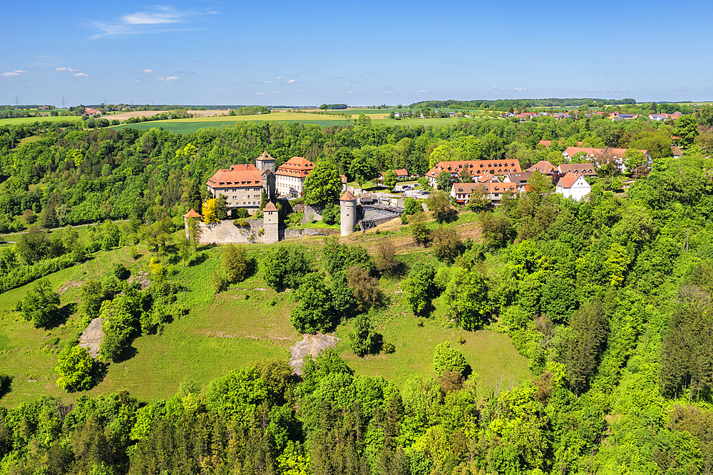 Stetten Castle, Kunzelsau, Hohenlohe, Baden-Wurttemberg, Germany, Europe