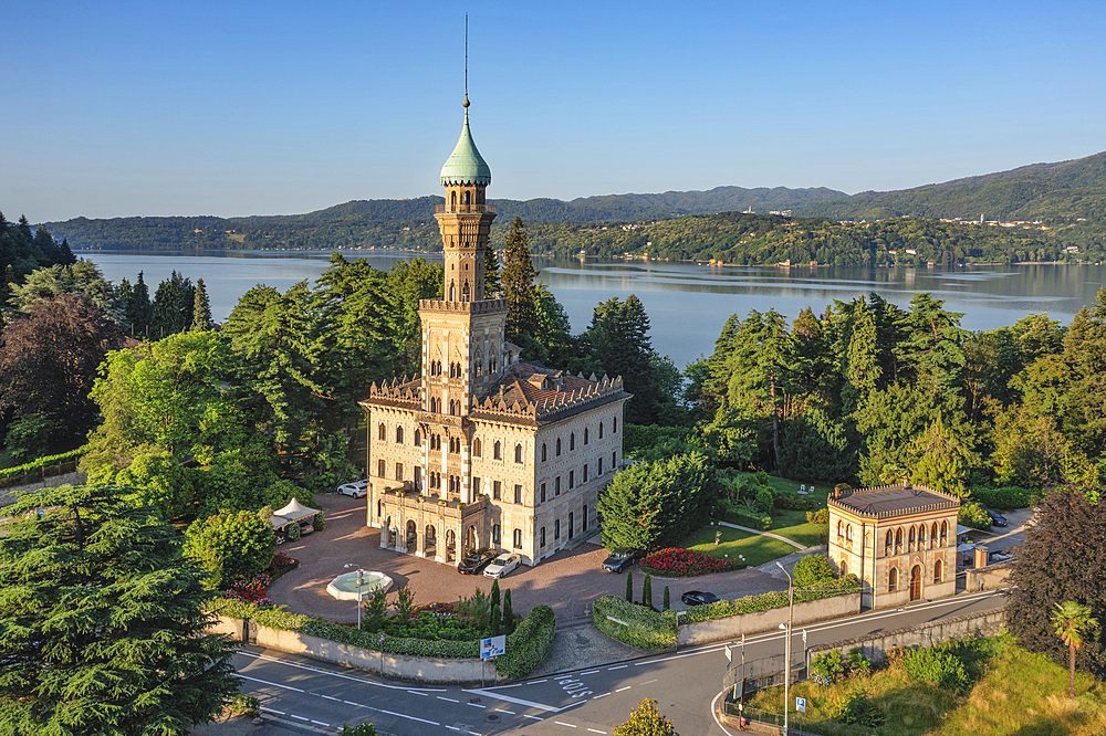 Villa Crespi, Orta San Giulio, Lake Orta (Lago d'Orta), Piedmont, Italian Lakes, Italy, Europe