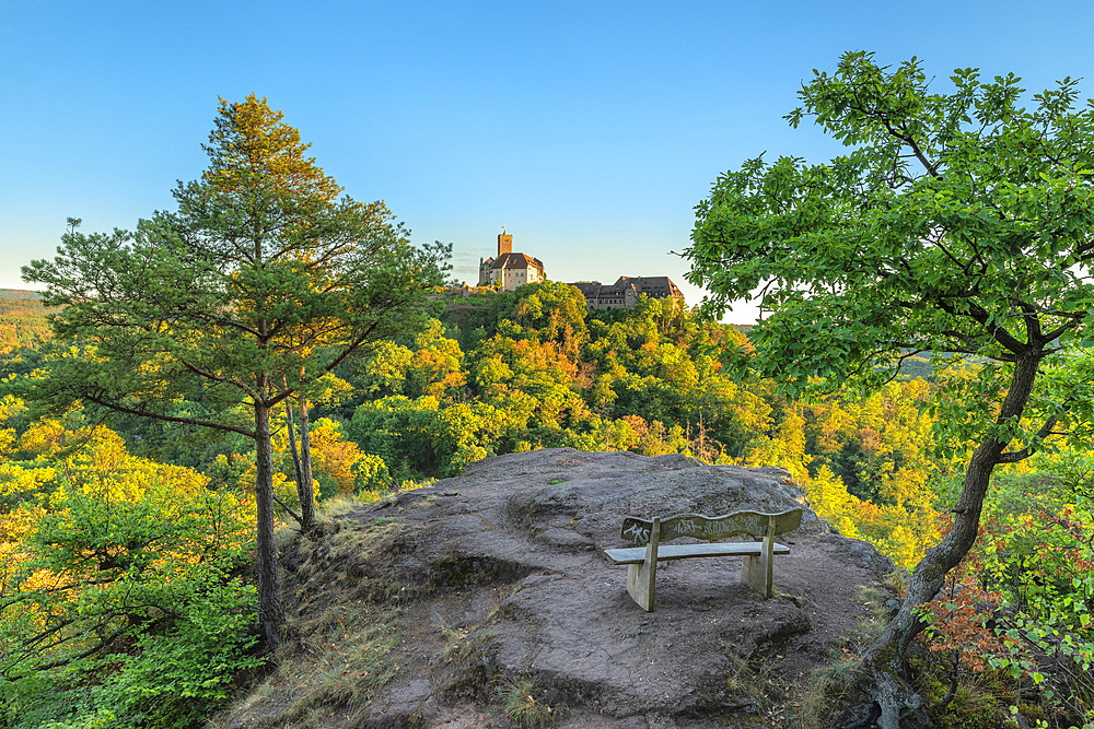 Wartburg Castle near Eisenach, Thuringian Forest, Thuringia, Germany