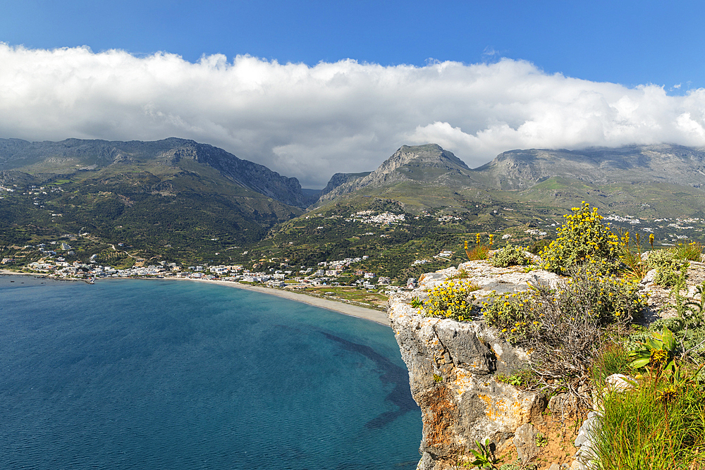 Bay of Preveli, Rethymno, Crete, Greek Islands, Greece, Europe