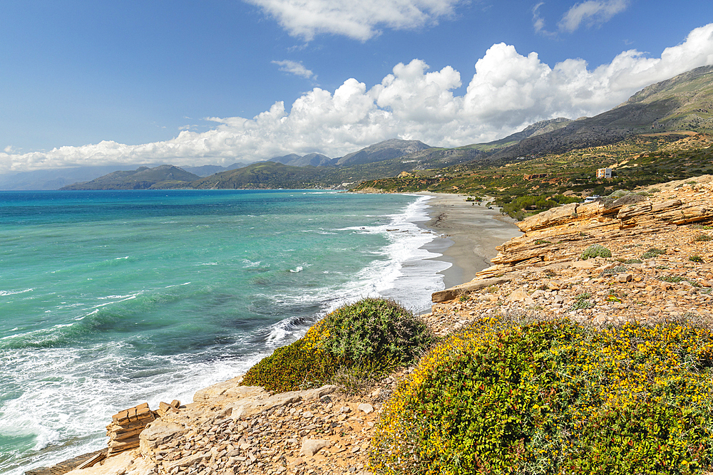 Beach of Triopetra, Akoumia, Rethymno, Crete, Greek Islands, Greece, Europe