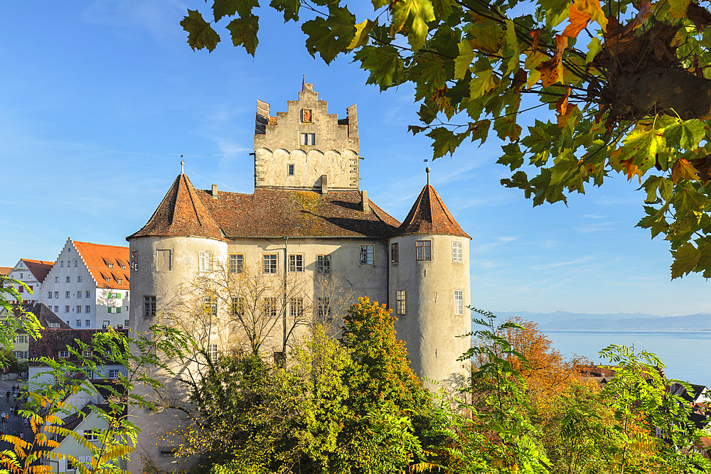 Old Castle, Meersburg, Lake Constance (Bodensee), Upper Swabia, Baden-Wurttemberg, Germany, Europe